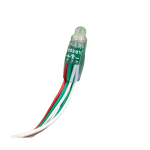 WS-2811 Pixel LED – 15CM (5 Inch) – PVC Wire – 21MM Cap – RGB Addressable Light