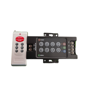 T8 Black LED Power Controller Heavy-Duty Controller for LED Strip Lights