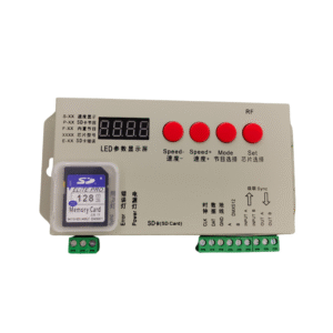 K-1000S LED Pixel Controller – SD Card Programmable Offline Controller for Addressable RGB LED Lights